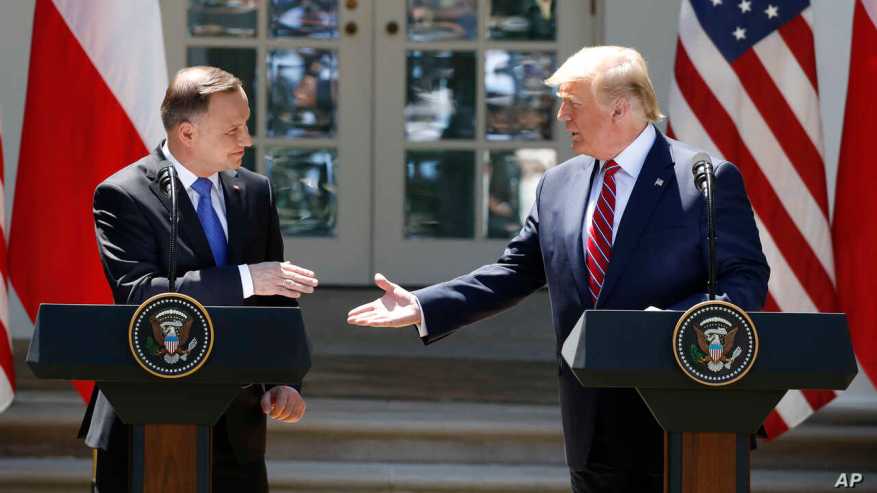 Donald Trump, Andrzej Duda, Melania Trump, Agata Kornhauser-Duda