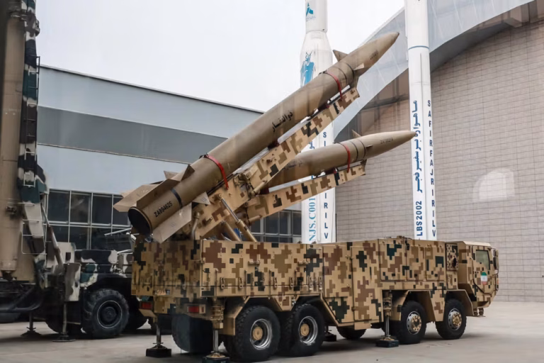 Iran's Zolfaghar short-range solid fuel ballistic missile